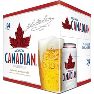 Molson Canadian Lager 24 B