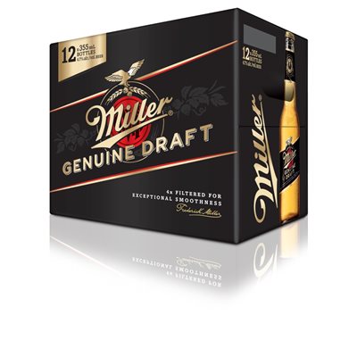 Miller Genuine Draft 12 B