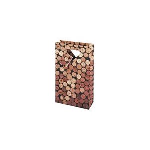 Wine Bag - Corks 2 Bottle #2222