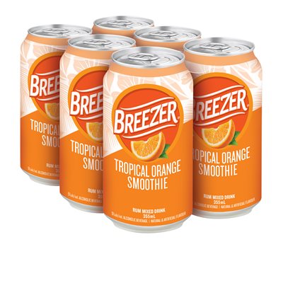 Breezer Tropical Orange Smoothie 6 C