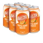 Bacardi Breezer Tropical Orange Smoothie 6 C