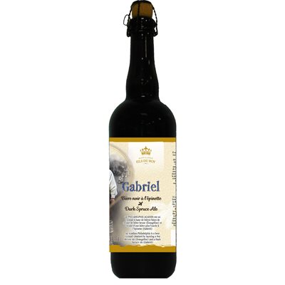 Distillerie Fils Du Roy Gabriel Biere Noir A L'Epinette 750ml