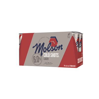 Molson Canadian Cold Shots 8 x 222ml