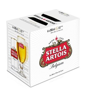 Stella Artois Lager Sleek 6 C