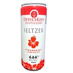 Devils Keep Strawberry Hibiscus Vodka Seltzer 330ml