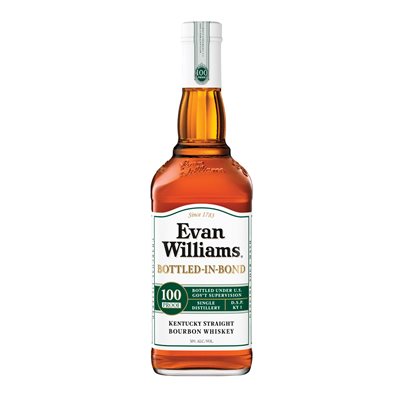 Evan Williams White Bottled In Bond Kentucky Straight Bourbon Whiskey 750ml