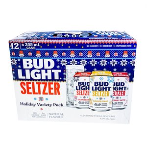 Bud Light Seltzer Ugly Sweater Pack 12 C