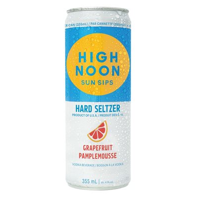 High Noon Sun Sips Grapefruit Hard Seltzer 355ml