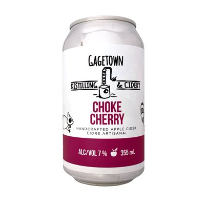 Gagetown Distilling & Cidery Chokecherry Cider 355ml