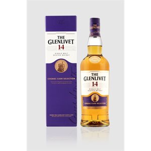 The Glenlivet Cognac Cask Single Malt Scotch Whisky 14 YO 750ml