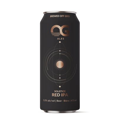 O.G. Ales Solstice Red IPA 473ml