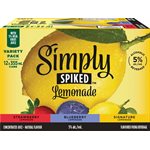 Simply Spiked Lemonade Variety Pack 12 C
