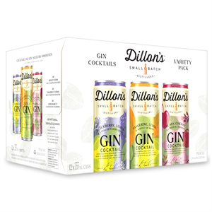 Dillons Gin Cocktails Variety Pack 12 C