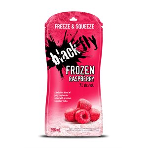 Black Fly Vodka Frozen Raspberry Pouch 296ml