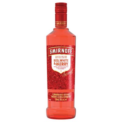 Smirnoff Red, White & Merry 750ml