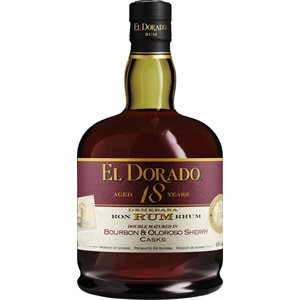 El Dorado Bourbon & Oloroso Sherry Cask Finish 18 YO 750ml