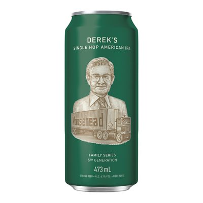 Moosehead Small Batch Derek's Single Hop American IPA 473mL