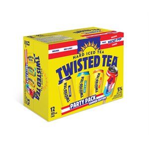 Twisted Tea Rocket Pop Party Pack 12 C