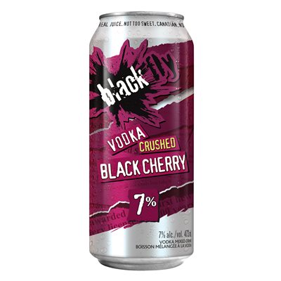 Black Fly Crushed Black Cherry 473ml