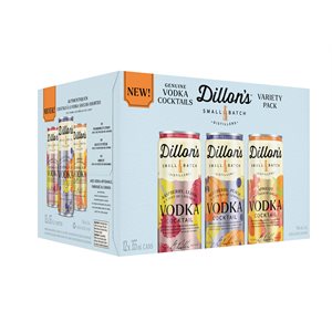 Dillons Vodka Cocktails Variety Pack 12 C