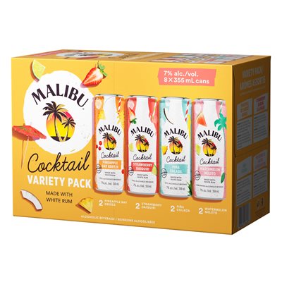 Malibu Variety Pack 8 C