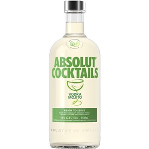 Absolut RTS Cocktails Vodka Mojito 750ml