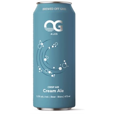 O.G. Ales Crisp Cream Ale 473ml