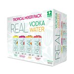 Pump House REAL Vodka Water Tropical Mixer Pack 12 C