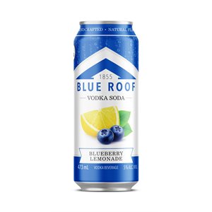 Blue Roof Vodka Soda Blueberry Lemonade 473ml