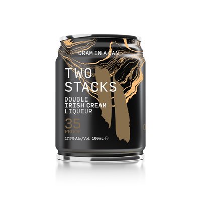 Two Stacks Double Irish Cream Liqueur Can 100ml