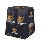 Sapporo Black Lager 4 C