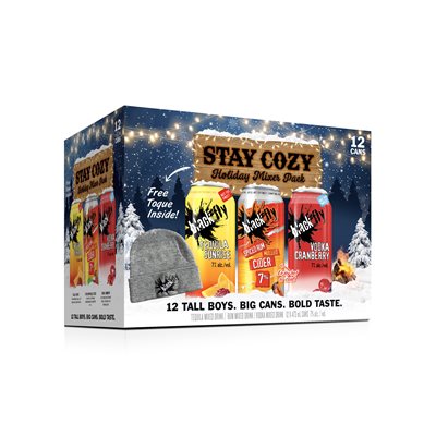 Black Fly Stay Cozy Holiday Mixer Pack 12 x 473ml C